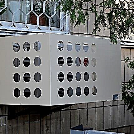Installatie van de mand voor de airconditioning op de gevel: installatie-instructie en de fijne kneepjes van het werk