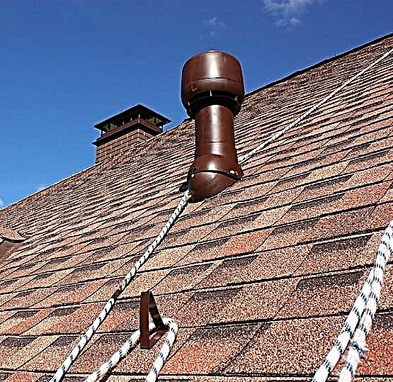 Ventilatie op het dak van een woonhuis: de constructie van de doorgang van het kanaal door het dak