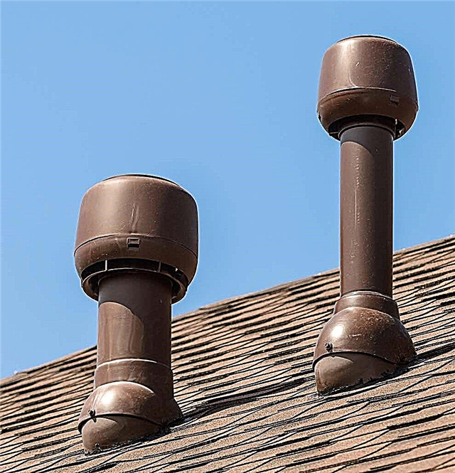 Lüftungsrohre auf dem Dach des Hauses: Anordnung des Abgasauslasses durch das Dach