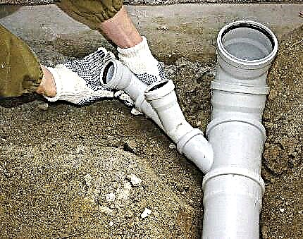 How to lay sewer pipes in a private house: schemes and laying rules + installation steps