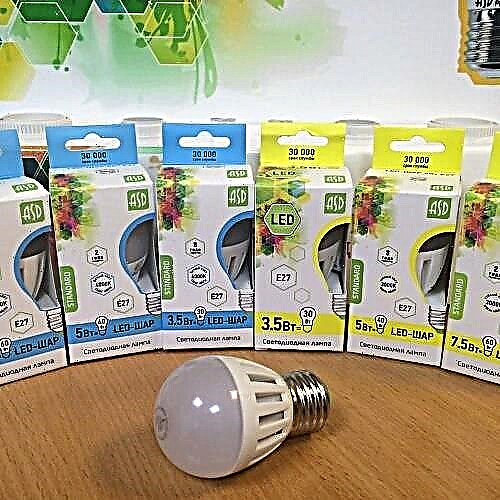 ASD LED bulbs: product line overview + selection tips and reviews