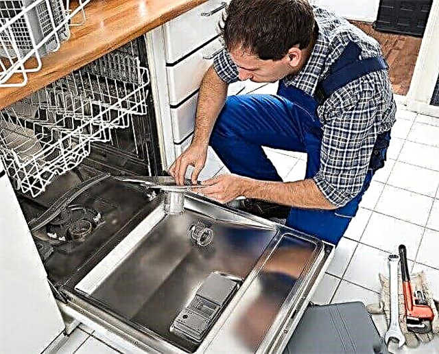家庭での食器洗い機Electroluxの修理：典型的な機能不全とその除去