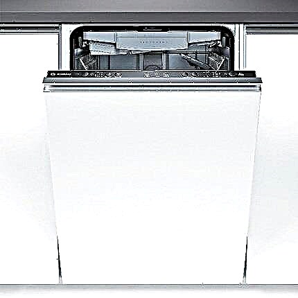 Máquinas de lavar louça embutidas Bosch de 45 cm de largura: uma visão geral dos melhores modelos do mercado