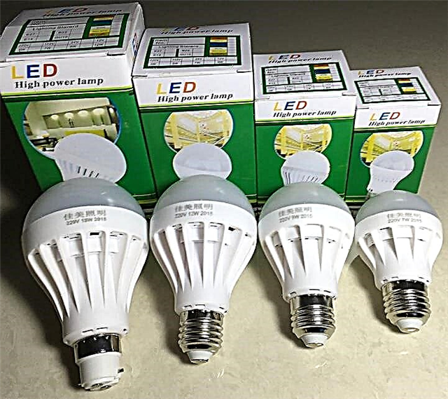 Caractéristiques des lampes LED: température de couleur, puissance, lumière et autres