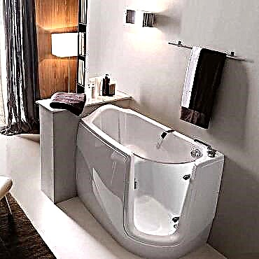 Banheiras sentadas para banheiros pequenos: vistas, dispositivo + como escolher