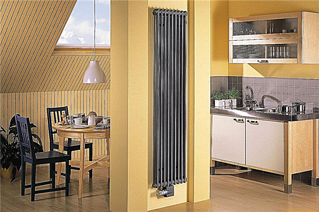 Vertical heating radiators: types + advantages and disadvantages + brand overview