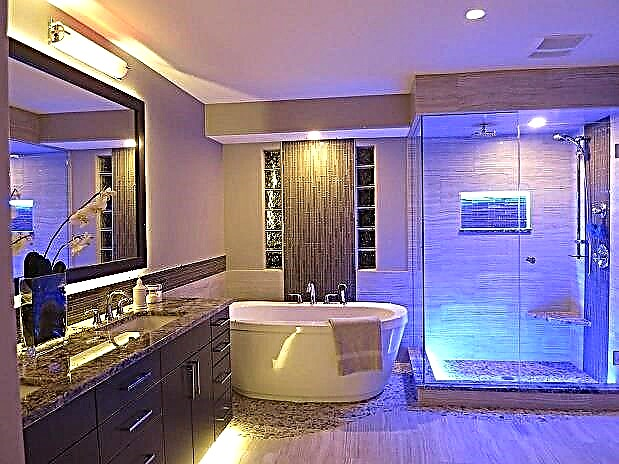 إضاءة في الحمام: إضاءة LED DIY