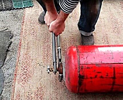 El dispositivo de la válvula en un cilindro de gas y los métodos para reemplazarlo, si es necesario.