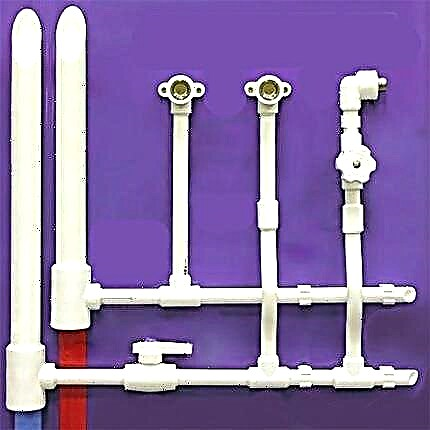Instalación de un sistema de suministro de agua a partir de tuberías de polipropileno: diagramas de cableado típicos + características de instalación