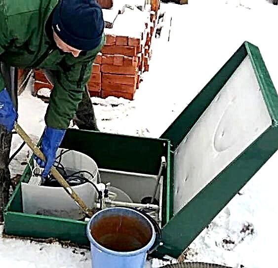 Regler för service av en septiktank på vintern: rengöring och underhåll