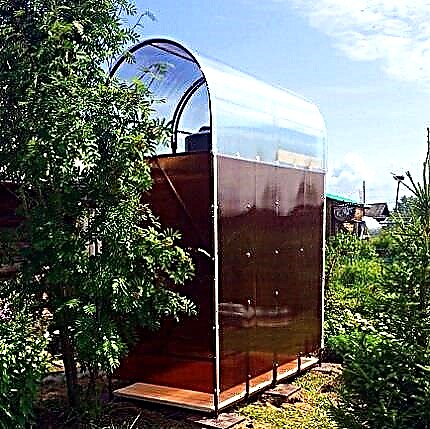 Polycarbonate summer shower: step-by-step construction instructions