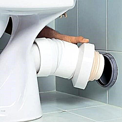 Installing the corrugation on the toilet and the specifics of connecting plumbing with it