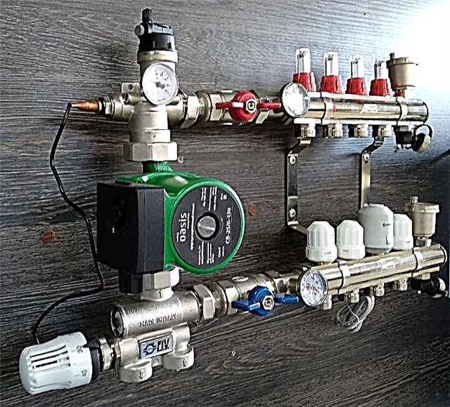 Unidad de mezcla para calefacción por suelo radiante: reglas de instalación para el distribuidor múltiple
