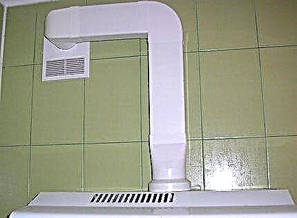 Tuyaux de ventilation en plastique pour hottes: les nuances de sélection et d'installation