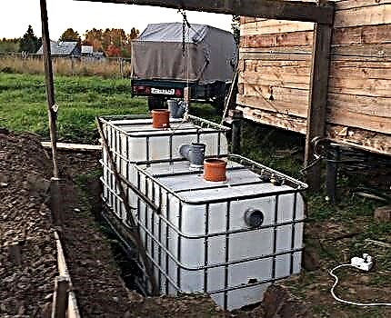 How to make a septic tank from European cubes with your own hands: step-by-step assembly instructions