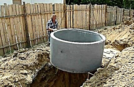 How to make a two-chamber septic tank out of concrete rings: a building instruction