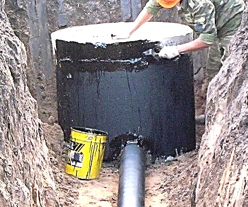 Waterdicht maken van een septic tank gemaakt van betonnen ringen: een herziening van materialen + regels voor implementatie