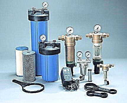 Filters for rough and fine water purification: overview of types + installation and connection rules