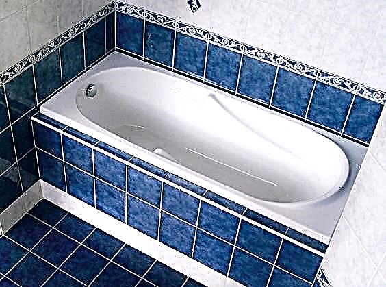 How to make a screen for a bathtub from a tile: methods of self-arrangement
